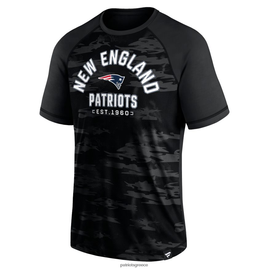 Patriots Jersey μπλουζάκι φανατικών επώνυμα μπλακ άουτ hail mary raglan άνδρες είδη ένδυσης VPDHTZ1816
