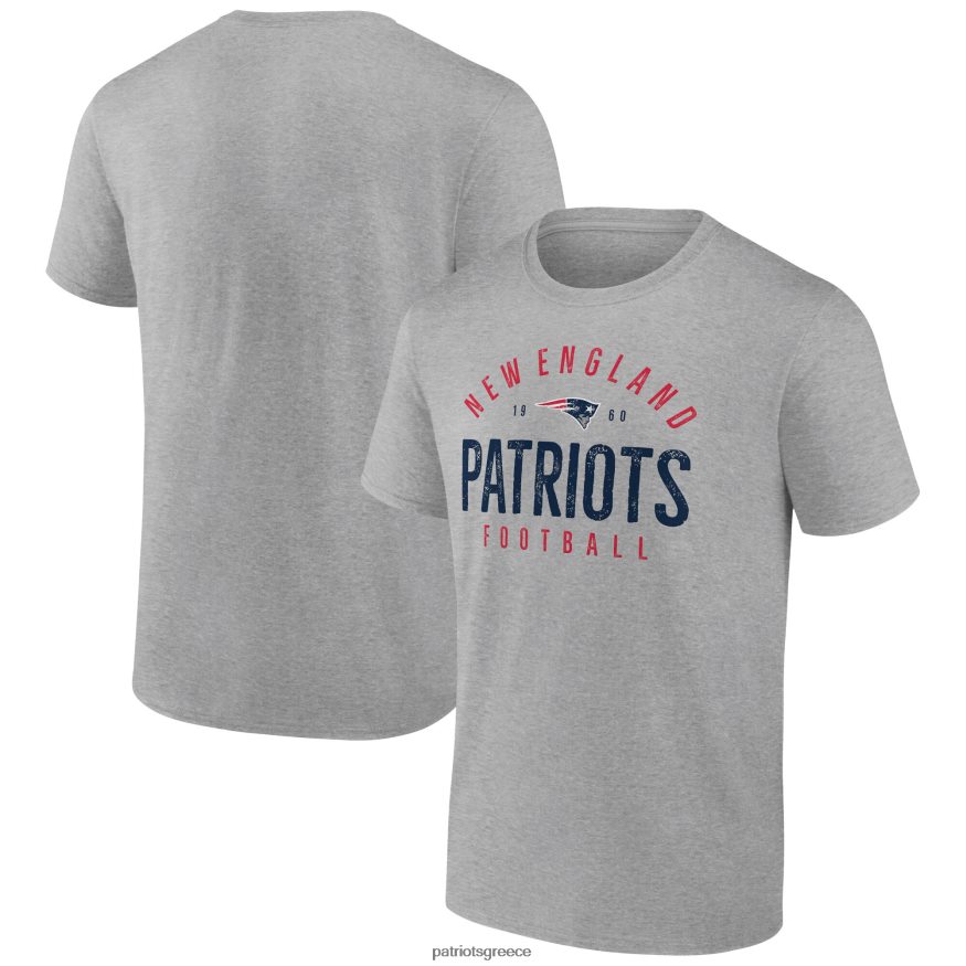 Patriots Jersey μπλουζάκι legacy με επώνυμα ερείκη γκρι άνδρες είδη ένδυσης VPDHTZ1916