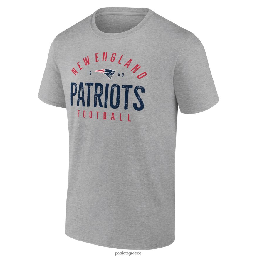 Patriots Jersey μπλουζάκι legacy με επώνυμα ερείκη γκρι άνδρες είδη ένδυσης VPDHTZ1916