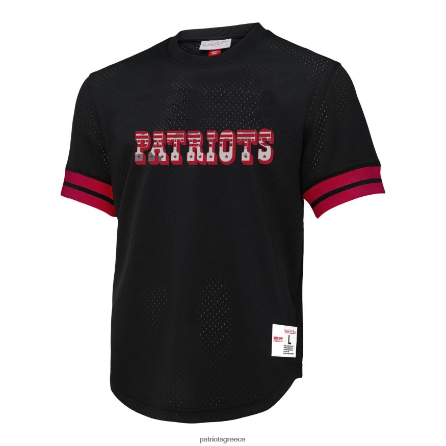 Patriots Jersey Μπλουζάκι mitchell & ness μαύρο camo ανακλαστικό διχτυωτό άνδρες είδη ένδυσης VPDHTZ1865