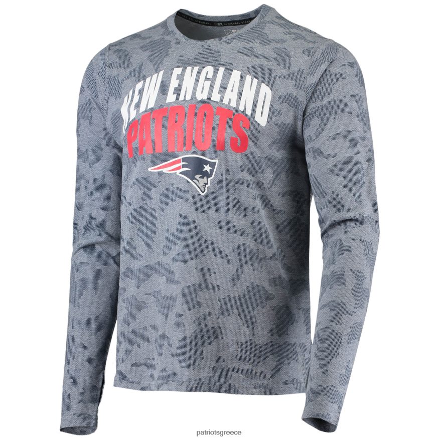 Patriots Jersey msx by michael strahan navy camo performance μακρυμάνικο μπλουζάκι άνδρες είδη ένδυσης VPDHTZ2039