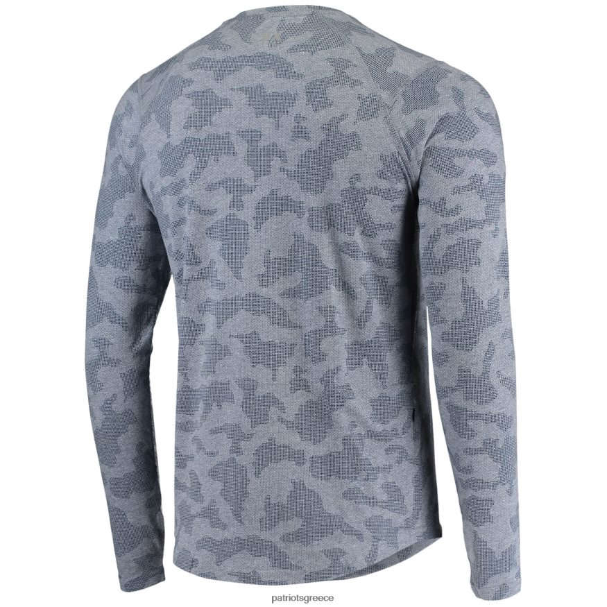 Patriots Jersey msx by michael strahan navy camo performance μακρυμάνικο μπλουζάκι άνδρες είδη ένδυσης VPDHTZ2039