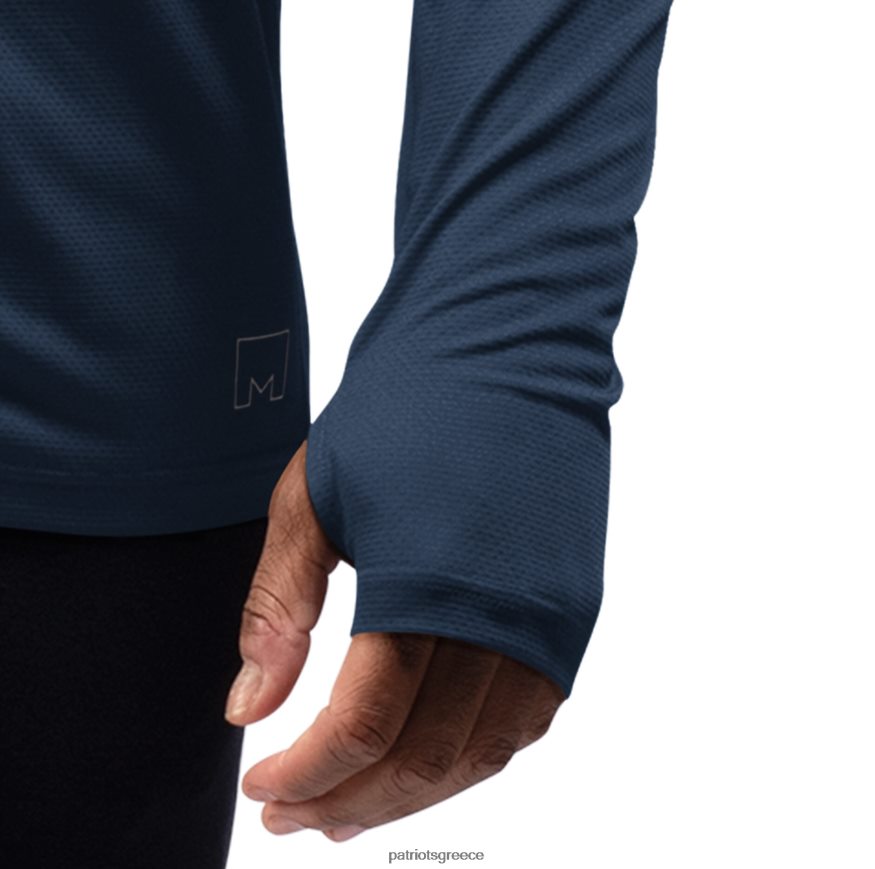 Patriots Jersey msx by michael strahan navy interval μακρυμάνικο μπλουζάκι ρεγκλάν άνδρες είδη ένδυσης VPDHTZ2037