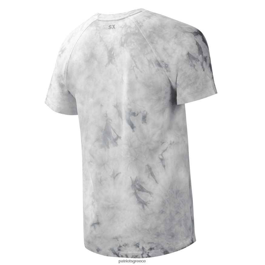 Patriots Jersey msx από τον michael strahan μπλουζάκι tie-dye raglan γκρι ανάλυσης άνδρες είδη ένδυσης VPDHTZ1981