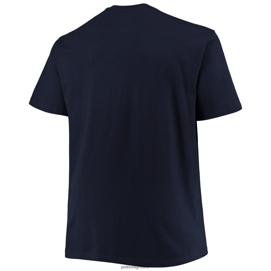 Patriots Jersey φανατικοί επώνυμα navy big & ψηλό μπλουζάκι με πανό 4 Ιουλίου άνδρες είδη ένδυσης VPDHTZ2010