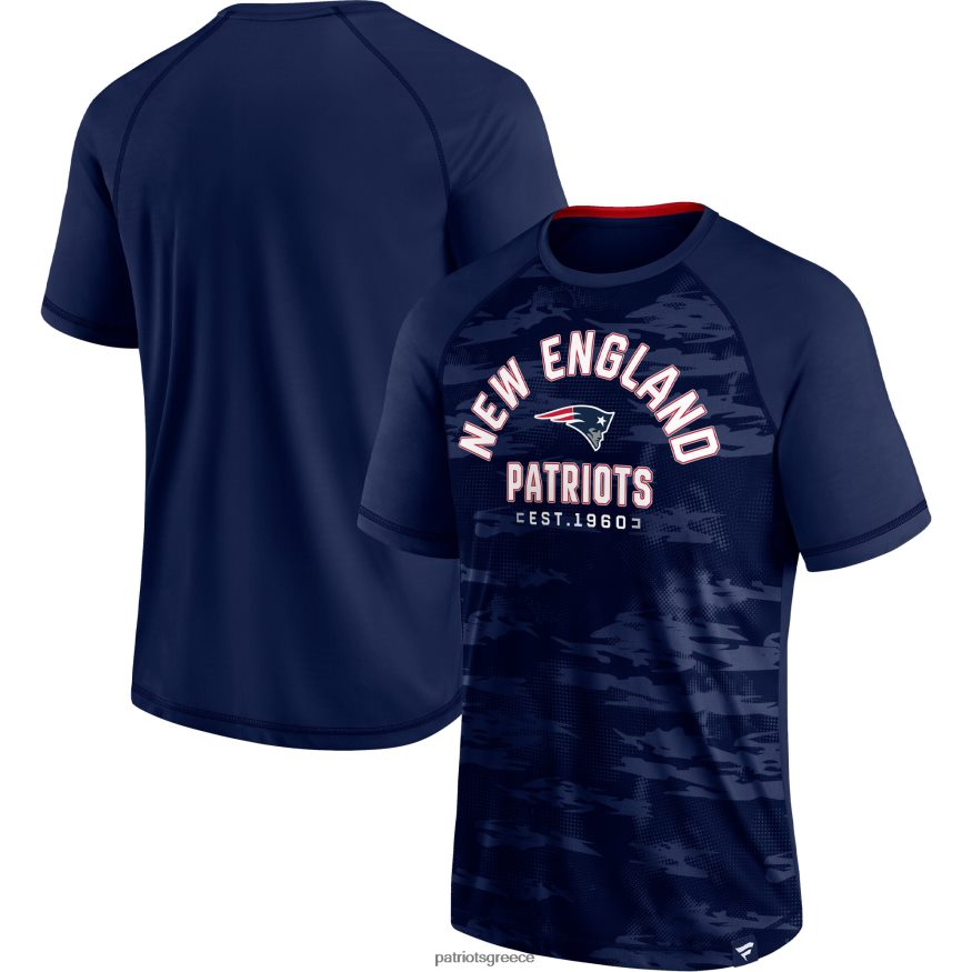 Patriots Jersey μπλουζάκι φανατικών επώνυμων navy hail mary raglan άνδρες είδη ένδυσης VPDHTZ1822
