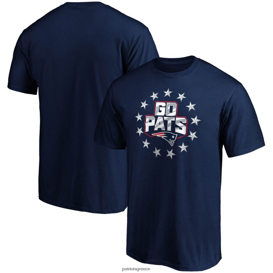 Patriots Jersey μπλουζάκι φανατικών επώνυμων navy hometown go pats άνδρες είδη ένδυσης VPDHTZ1989