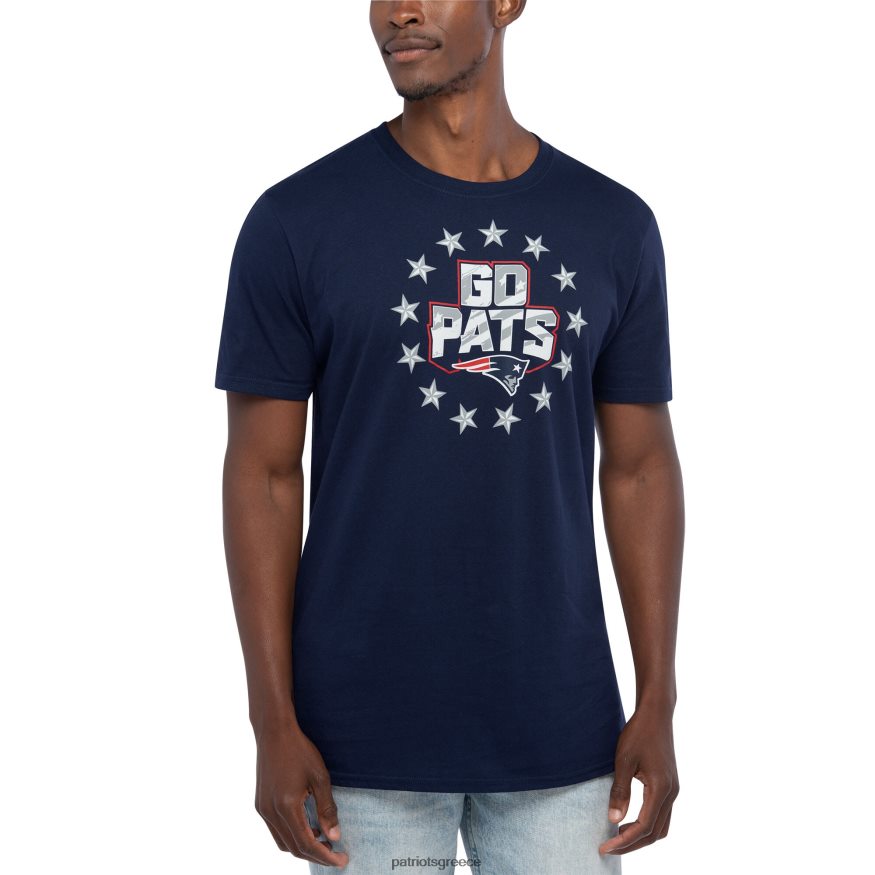 Patriots Jersey μπλουζάκι φανατικών επώνυμων navy hometown go pats άνδρες είδη ένδυσης VPDHTZ1989