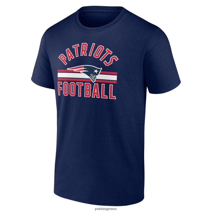 Patriots Jersey μπλουζάκι με λωρίδες φανατικών επώνυμων navy standard άνδρες είδη ένδυσης VPDHTZ1862