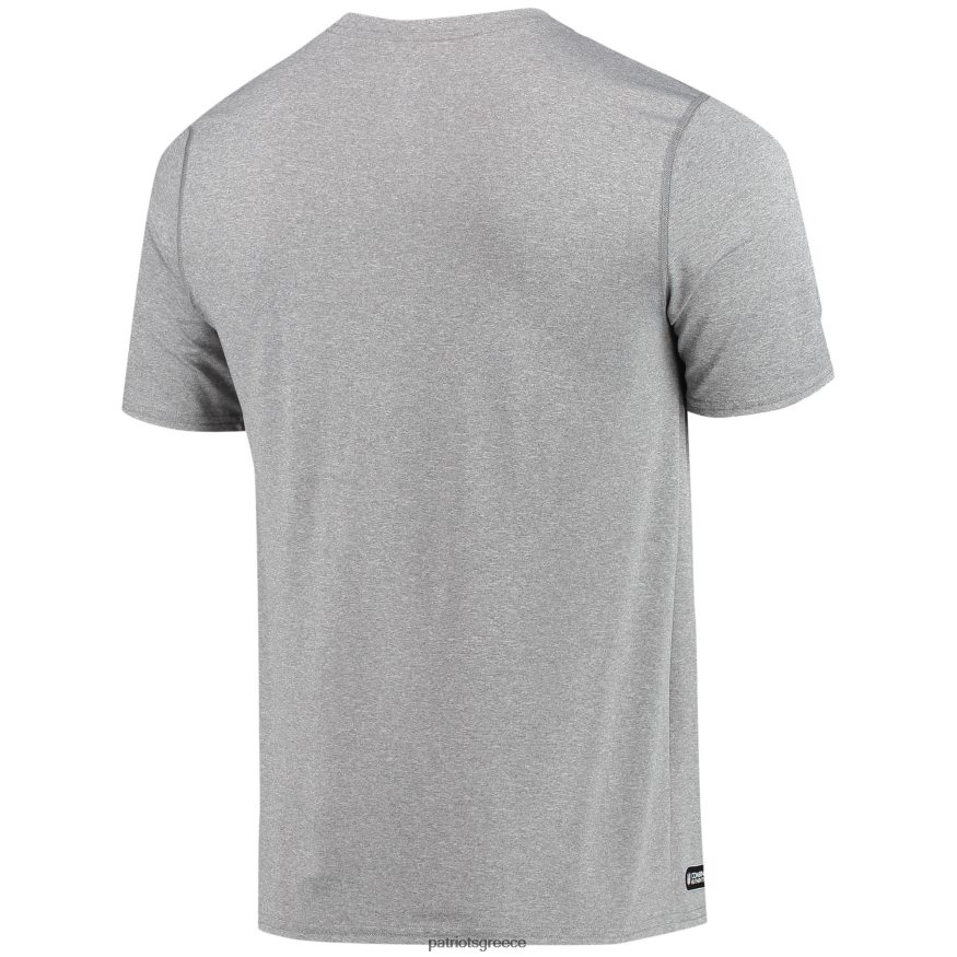 Patriots Jersey new era heathered grey συνδυάζουν αυθεντικό παιχνίδι σε t-shirt άνδρες είδη ένδυσης VPDHTZ1936
