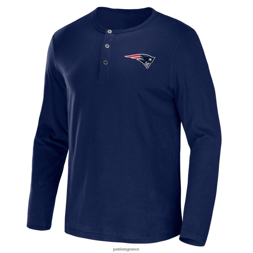 Patriots Jersey nfl x Darius rucker συλλογή από φανατικούς ναυτικό slub jersey henley μακρυμάνικο μπλουζάκι άνδρες είδη ένδυσης VPDHTZ2000