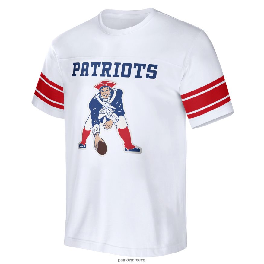 Patriots Jersey Συλλογή nfl x darius rucker από τους φανατικούς φανατικούς λευκούς ριγέ μπλουζάκια ποδοσφαίρου άνδρες είδη ένδυσης VPDHTZ1629
