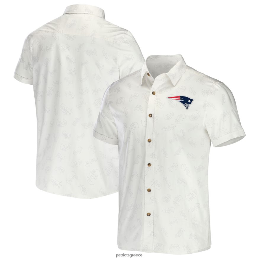 Patriots Jersey Συλλογή nfl x darius rucker από τους φανατικούς φανατικούς λευκούς μπλουζάκια με κουμπιά άνδρες είδη ένδυσης VPDHTZ1807