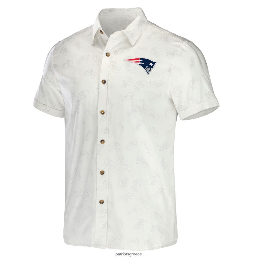 Patriots Jersey Συλλογή nfl x darius rucker από τους φανατικούς φανατικούς λευκούς μπλουζάκια με κουμπιά άνδρες είδη ένδυσης VPDHTZ1807