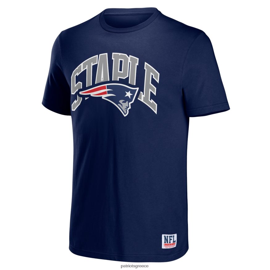 Patriots Jersey Μπλουζάκι κλειδώματος με λογότυπο nfl x staple navy άνδρες είδη ένδυσης VPDHTZ1988