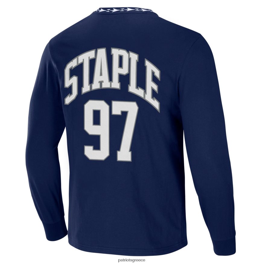 Patriots Jersey nfl x staple navy core team μακρυμάνικο μπλουζάκι άνδρες είδη ένδυσης VPDHTZ1980