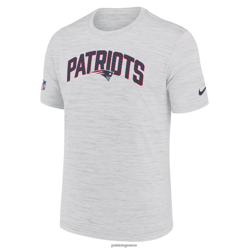 Patriots Jersey nike λευκό μπλουζάκι πλευρικής ταχύτητας αθλητικής στοίβας απόδοσης άνδρες είδη ένδυσης VPDHTZ1810