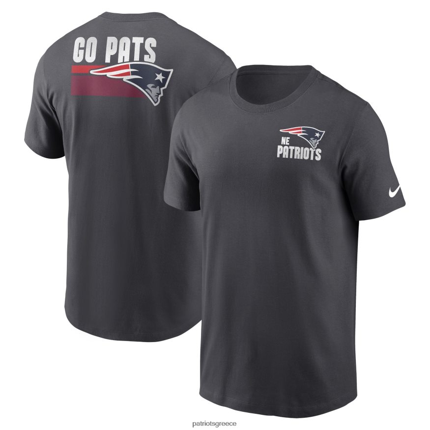 Patriots Jersey Απαραίτητο μπλουζάκι nike anthracite blitz άνδρες είδη ένδυσης VPDHTZ1820