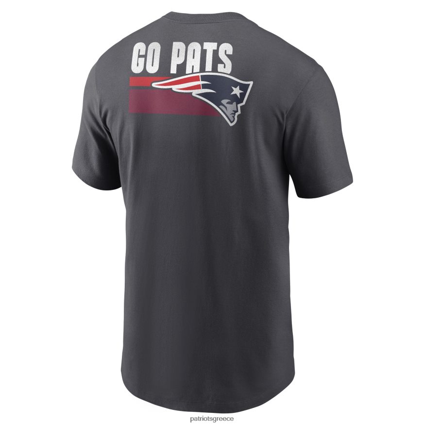 Patriots Jersey Απαραίτητο μπλουζάκι nike anthracite blitz άνδρες είδη ένδυσης VPDHTZ1820