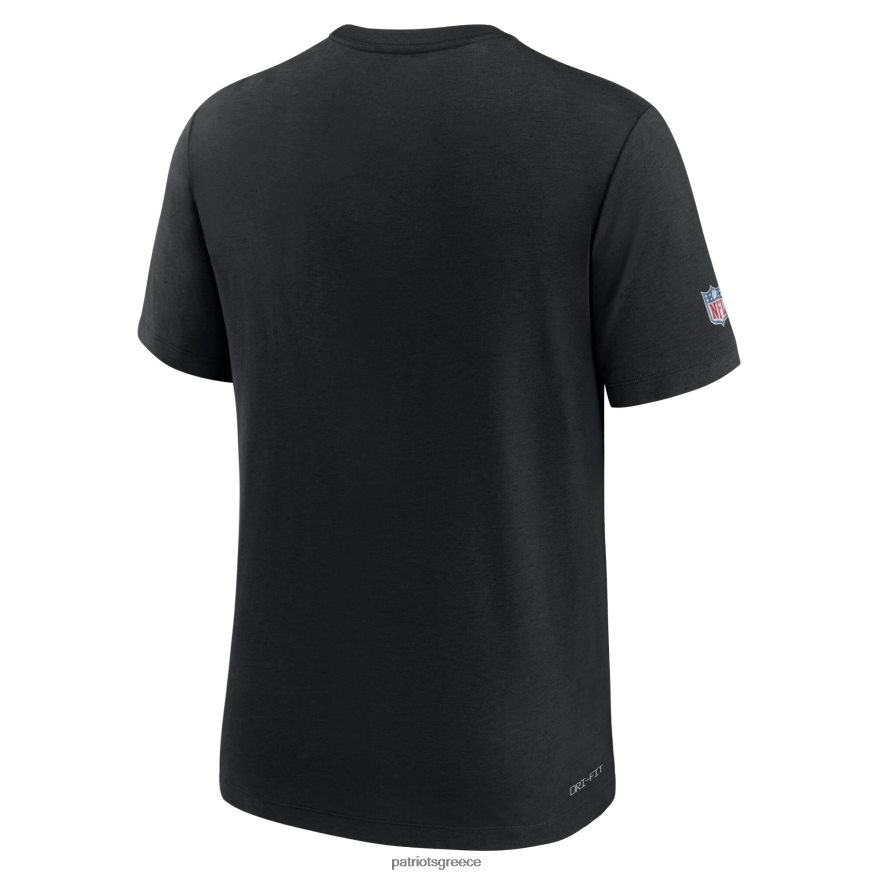 Patriots Jersey Μπλουζάκι nike black 2022 nfl crucial catch performance άνδρες είδη ένδυσης VPDHTZ2077