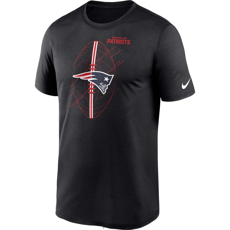 Patriots Jersey nike black legend icon performance t-shirt άνδρες είδη ένδυσης VPDHTZ1775
