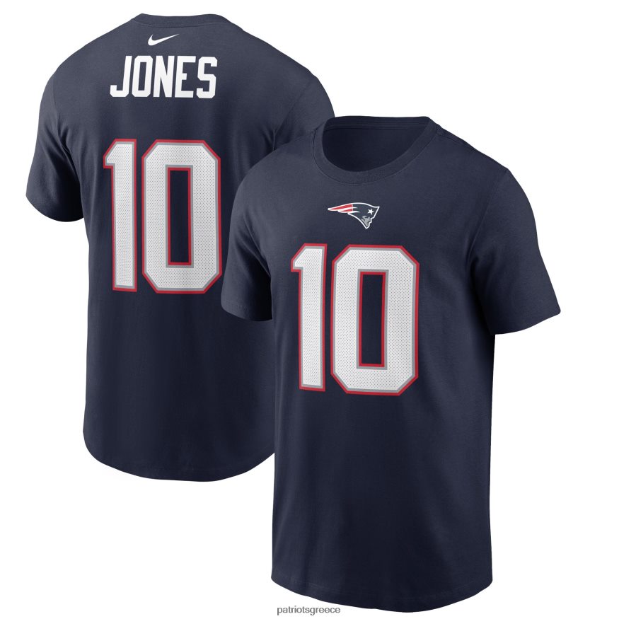 Patriots Jersey Μπλουζάκι με όνομα και νούμερο παίκτη nike mac jones navy άνδρες είδη ένδυσης VPDHTZ1806