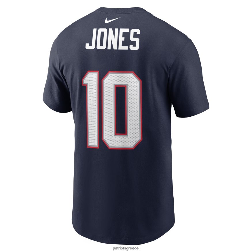 Patriots Jersey Μπλουζάκι με όνομα και νούμερο παίκτη nike mac jones navy άνδρες είδη ένδυσης VPDHTZ1806