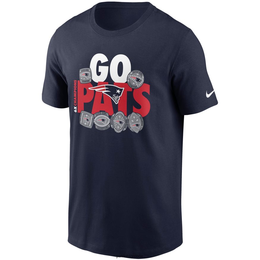 Patriots Jersey nike navy hometown συλλογή 6x t-shirt άνδρες είδη ένδυσης VPDHTZ2002