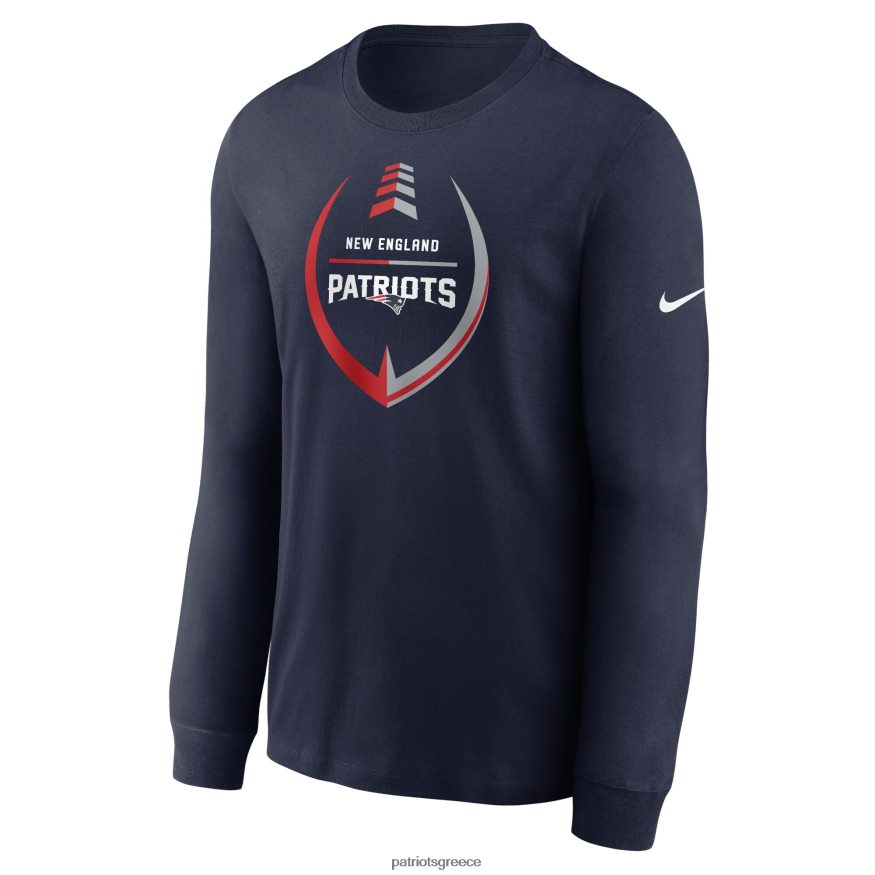 Patriots Jersey μακρυμάνικο μπλουζάκι nike navy icon legend άνδρες είδη ένδυσης VPDHTZ1945