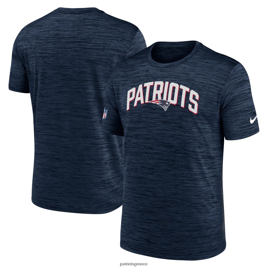 Patriots Jersey Μπλουζάκι απόδοσης αθλητικής στοίβας nike navy sideline ταχύτητας άνδρες είδη ένδυσης VPDHTZ1803