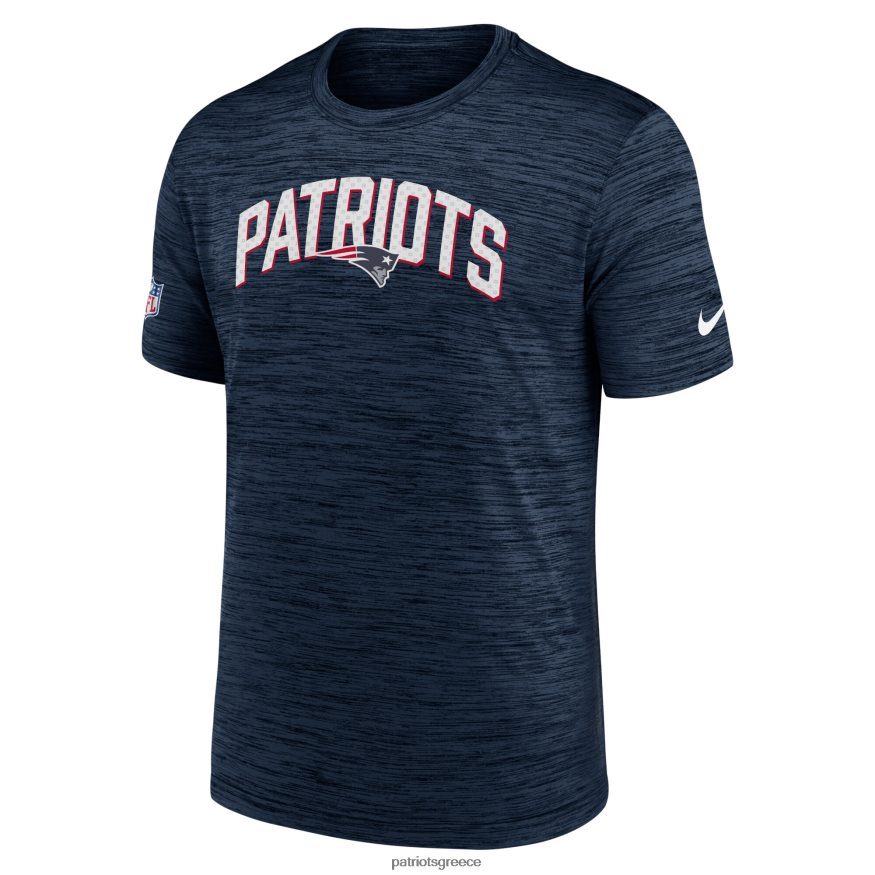 Patriots Jersey Μπλουζάκι απόδοσης αθλητικής στοίβας nike navy sideline ταχύτητας άνδρες είδη ένδυσης VPDHTZ1803