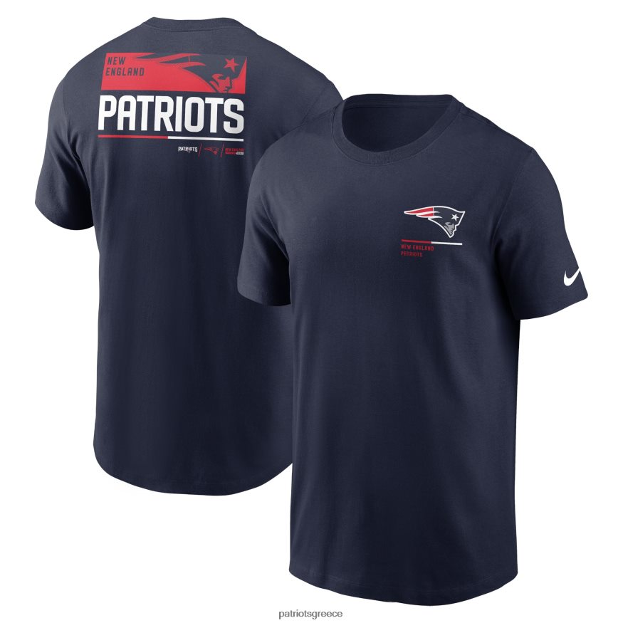 Patriots Jersey κλίση μπλουζάκι nike navy team άνδρες είδη ένδυσης VPDHTZ1805