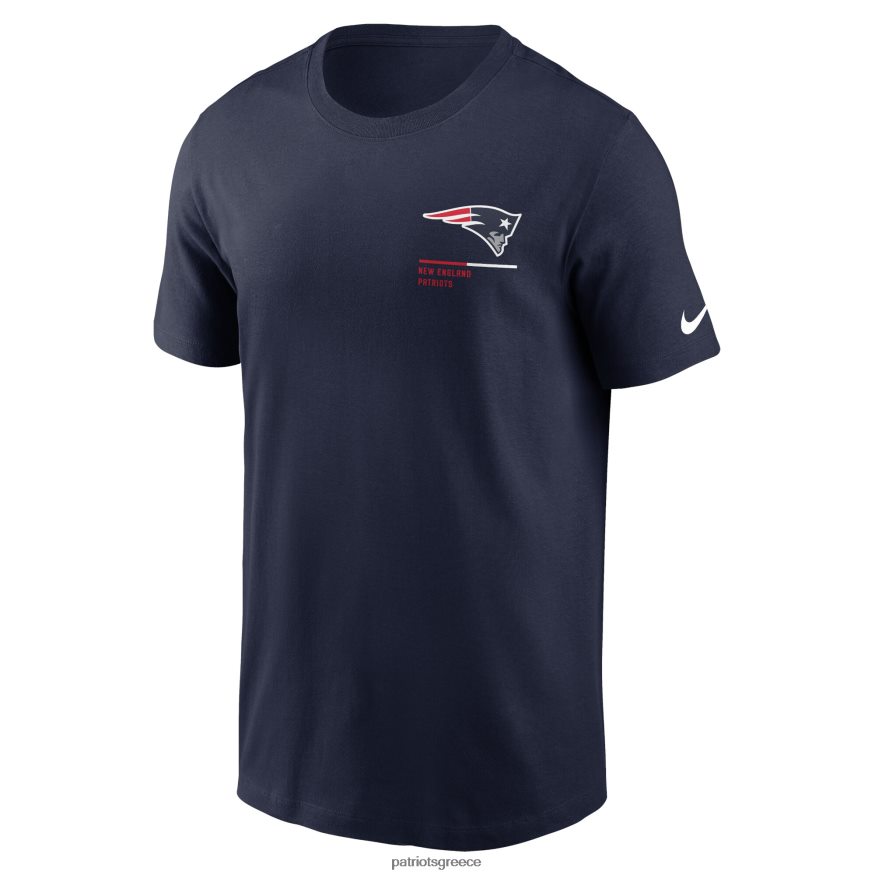 Patriots Jersey κλίση μπλουζάκι nike navy team άνδρες είδη ένδυσης VPDHTZ1805