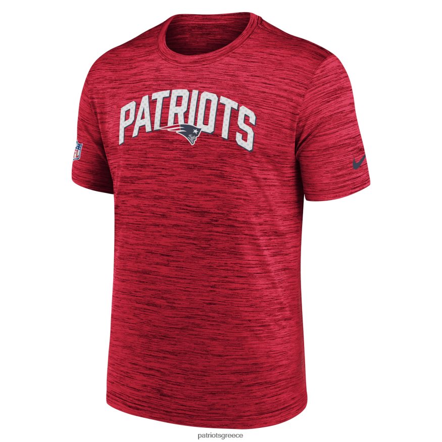 Patriots Jersey Μπλουζάκι απόδοσης αθλητικής στοίβας nike red sideline speedline άνδρες είδη ένδυσης VPDHTZ1839