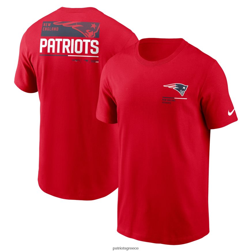 Patriots Jersey κλίση μπλουζάκι της nike red team άνδρες είδη ένδυσης VPDHTZ1915