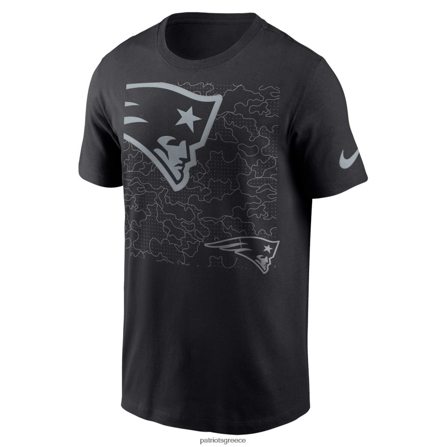 Patriots Jersey nike μαύρο μπλουζάκι rflctv άνδρες είδη ένδυσης VPDHTZ1809