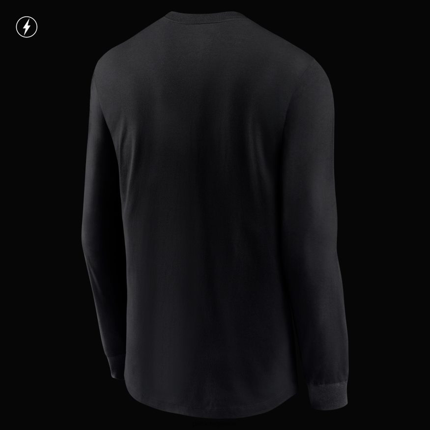 Patriots Jersey Μπλουζάκι nike μαύρο rflctv με όνομα και λογότυπο άνδρες είδη ένδυσης VPDHTZ1814