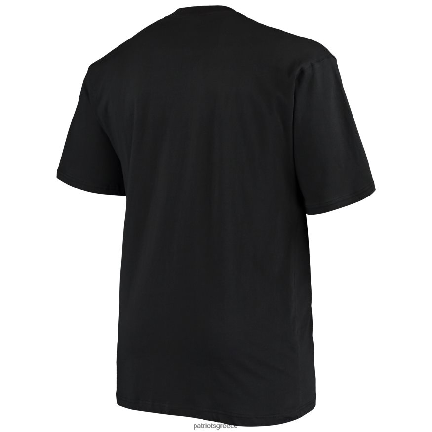 Patriots Jersey φανατικοί επώνυμα μαύρο μπλουζάκι μεγάλου & ψηλού χρώματος pop άνδρες είδη ένδυσης VPDHTZ1919
