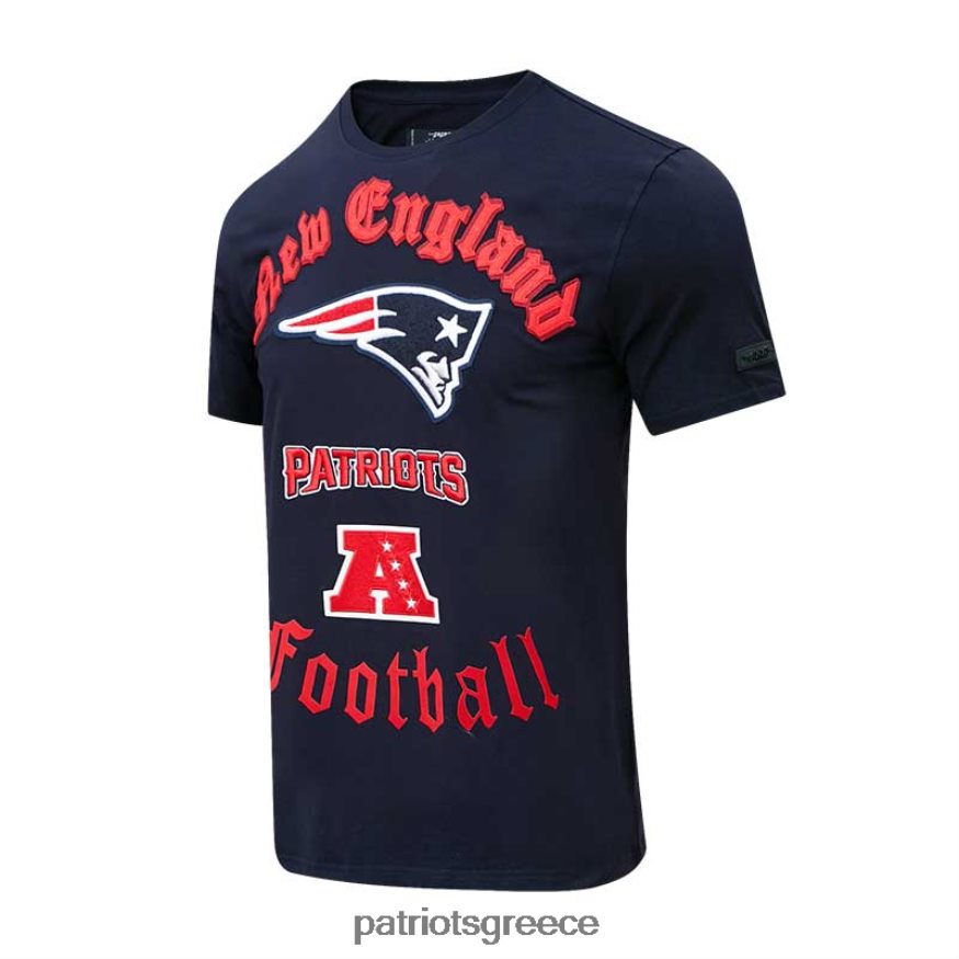 Patriots Jersey pro standard ναυτικό παλιό αγγλικό μπλουζάκι άνδρες είδη ένδυσης VPDHTZ1976