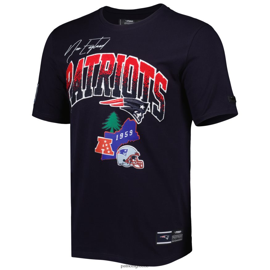 Patriots Jersey pro standard μπλουζάκι συλλογής ναυτικού hometown άνδρες είδη ένδυσης VPDHTZ2042