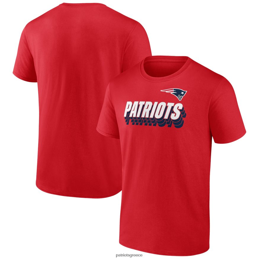 Patriots Jersey μπλουζάκι φανατικών επώνυμων red strike back άνδρες είδη ένδυσης VPDHTZ1791