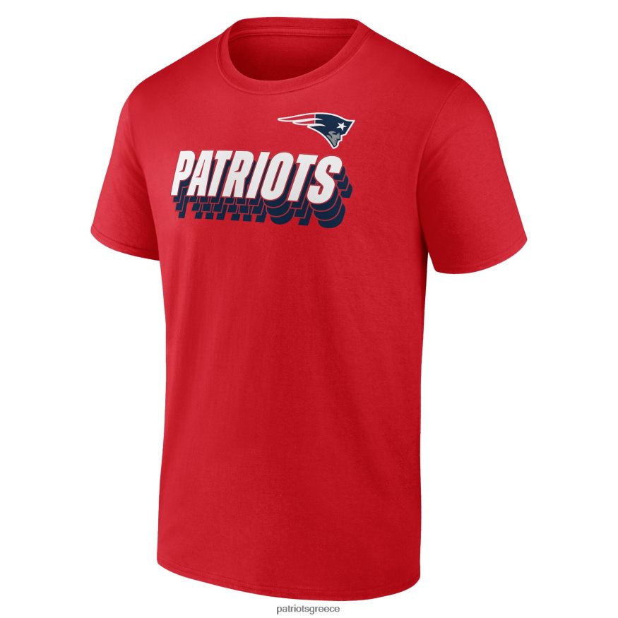 Patriots Jersey μπλουζάκι φανατικών επώνυμων red strike back άνδρες είδη ένδυσης VPDHTZ1791