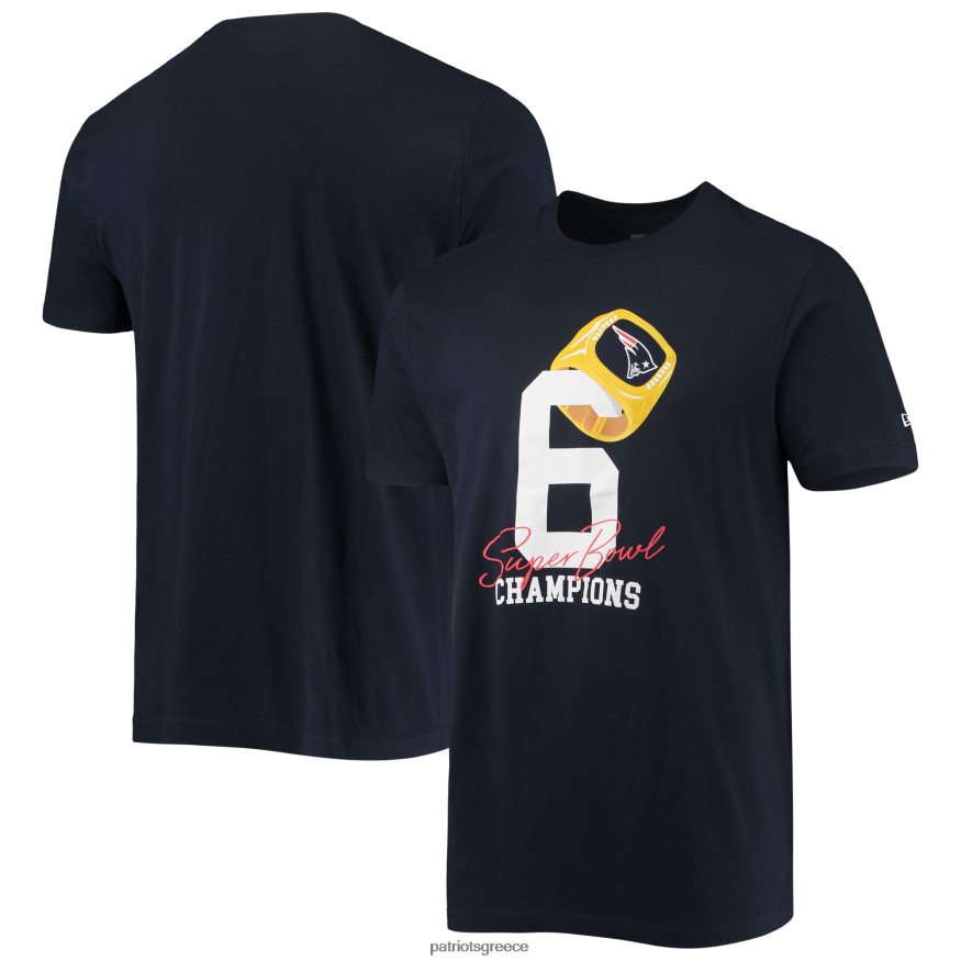 Patriots Jersey t-shirt new era navy local count the rings άνδρες είδη ένδυσης VPDHTZ1990