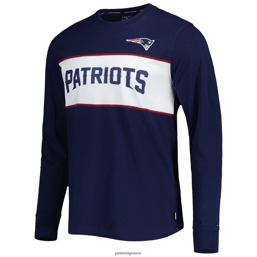 Patriots Jersey μακρυμάνικο μπλουζάκι tommy hilfiger navy peter team άνδρες είδη ένδυσης VPDHTZ2036