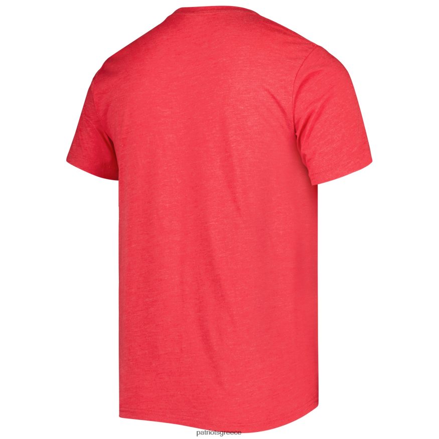 Patriots Jersey αφιέρωμα κόκκινο στάδιο μπλουζάκι tri-blend άνδρες είδη ένδυσης VPDHTZ2029