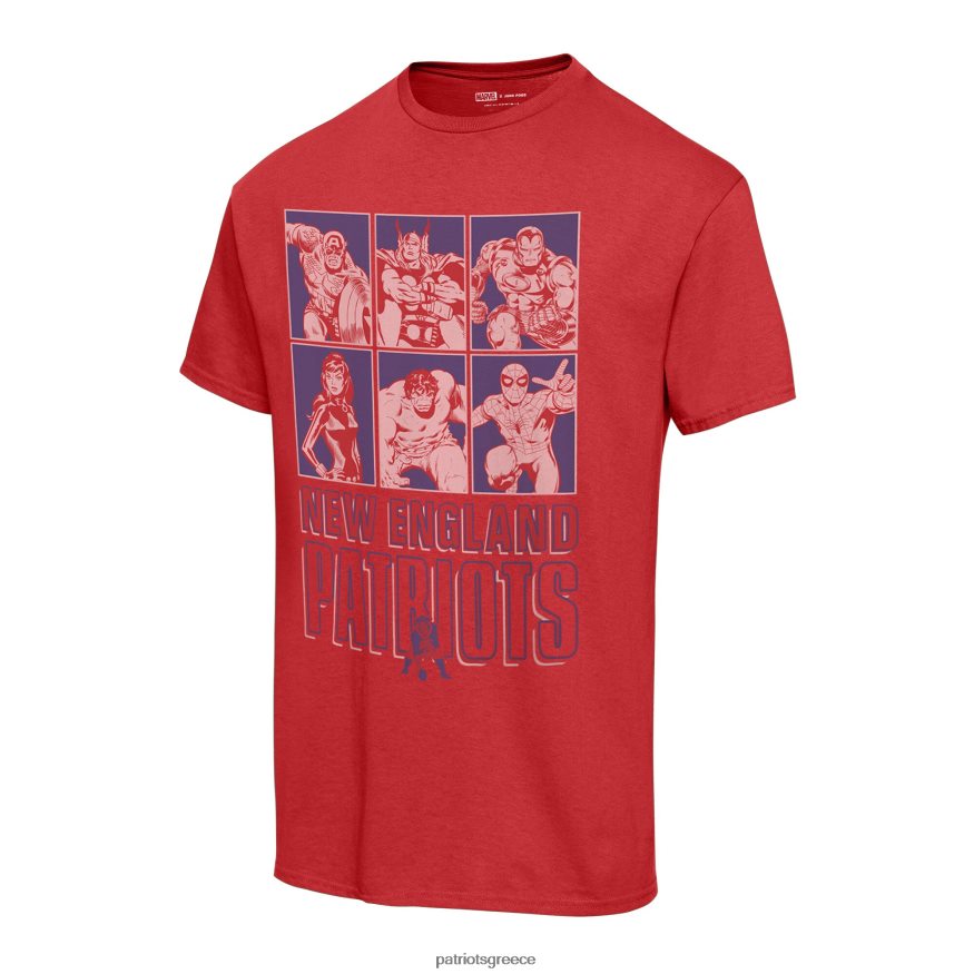 Patriots Jersey unisex junk food κόκκινο μπλουζάκι της Disney Marvel Avengers άνδρες είδη ένδυσης VPDHTZ2027