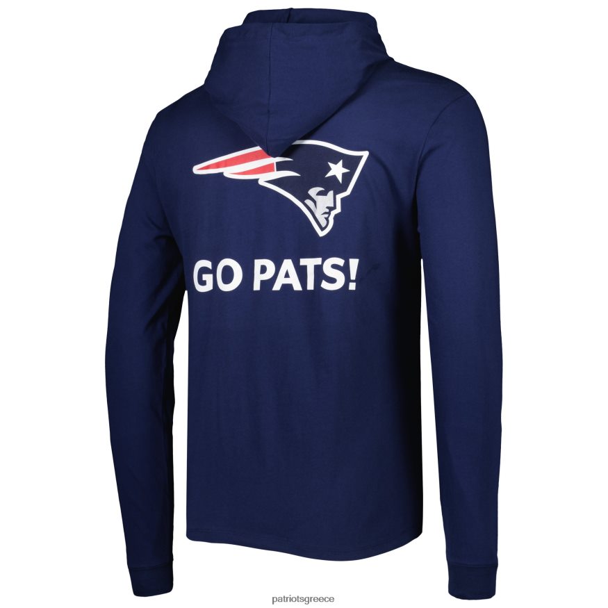 Patriots Jersey vineyar vines navy τοπικό μακρυμάνικο μπλουζάκι με κουκούλα άνδρες είδη ένδυσης VPDHTZ1975