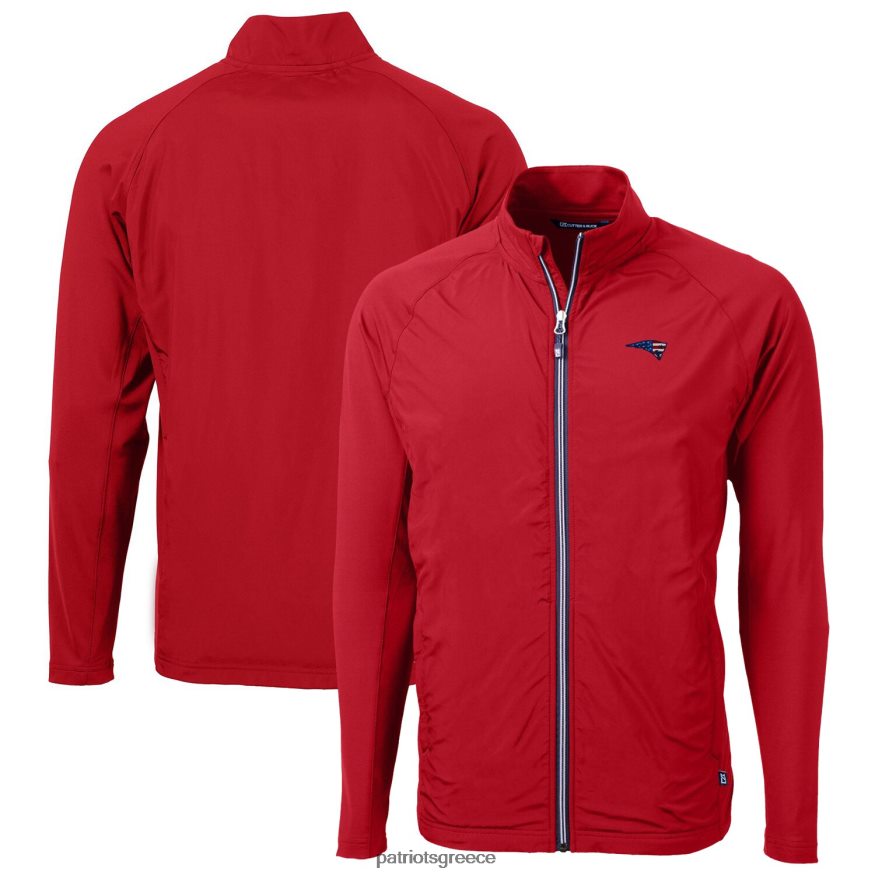 Patriots Jersey κόφτη & μπουκ κόκκινο μεγάλο & ψηλό προσαρμοσμένο οικολογικό πλεκτό υβριδικό ανακυκλωμένο μπουφάν με φερμουάρ άνδρες είδη ένδυσης VPDHTZ2133