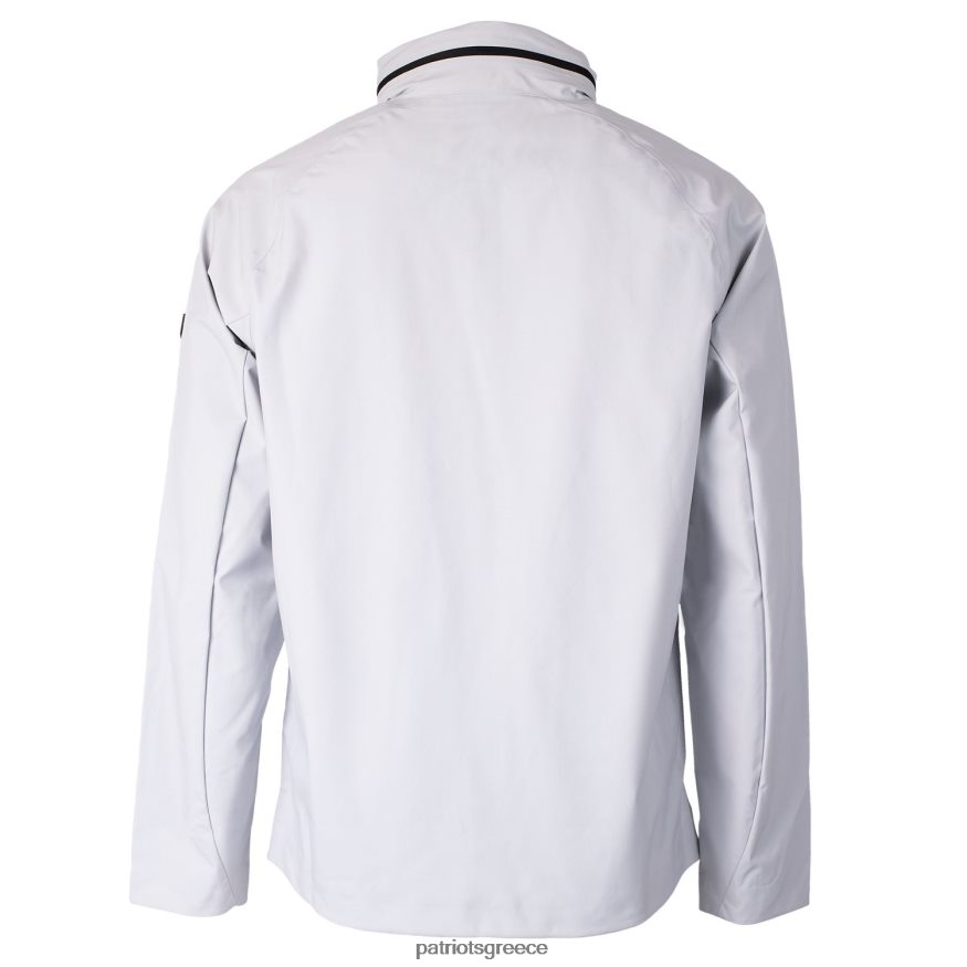 Patriots Jersey cutter & buck grey throwback logo ατμοπωθητικό αδιάβροχο μπουφάν με φερμουάρ άνδρες είδη ένδυσης VPDHTZ79