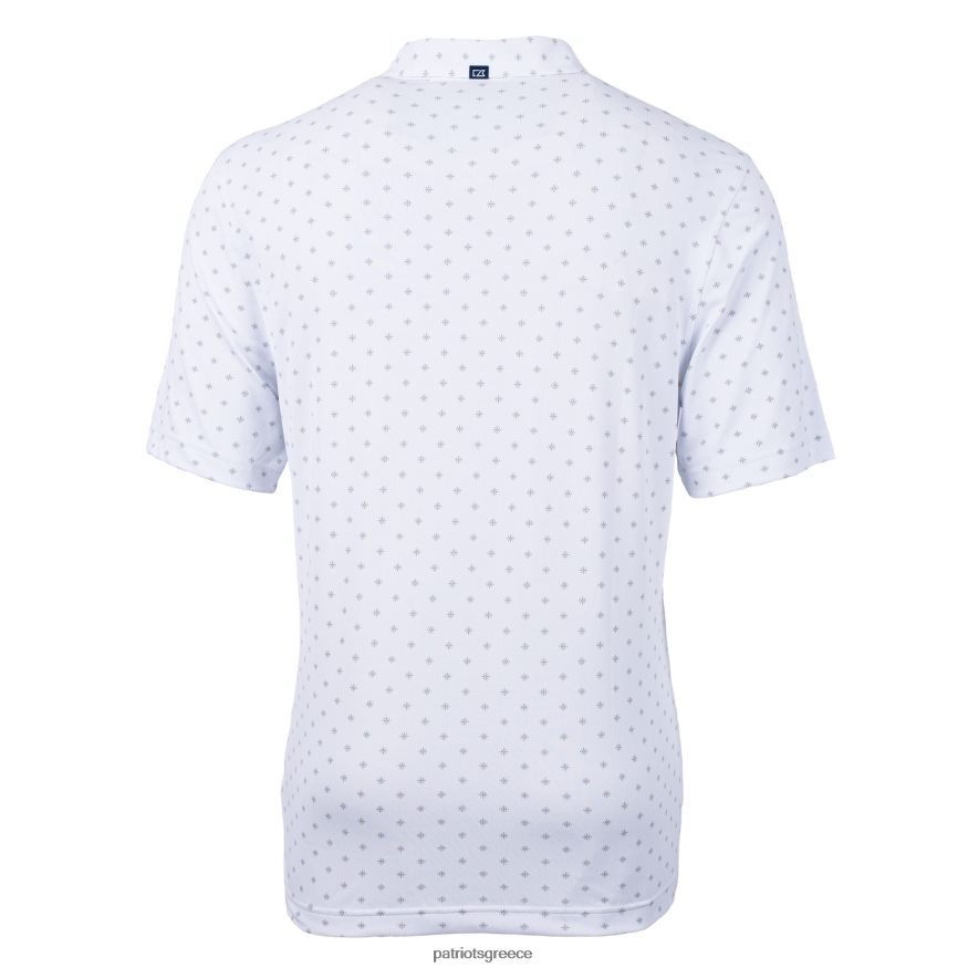 Patriots Jersey κόφτη & άσπρο κράνος αρετή οικολογικό πικέ στάμπα ανακυκλωμένο πόλο άνδρες είδη ένδυσης VPDHTZ1330